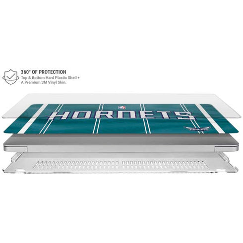 NBA Charlotte Hornets Jersey MacBook Air 15in (2023-2025) Case plus Skin